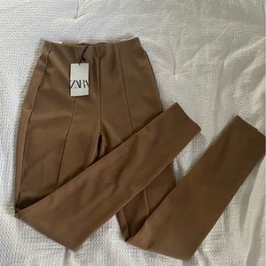 Zara high rise dress legging pant